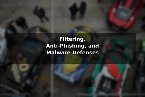 Filtering, Anti-Phishing, and Malware Defenses