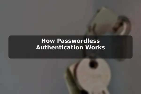 How Passwordless Authentication Works