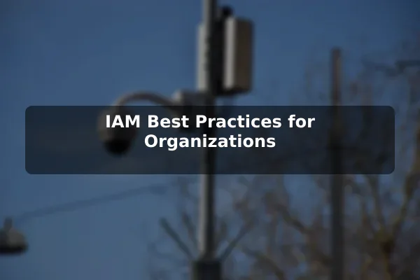 IAM Best Practices for Organizations