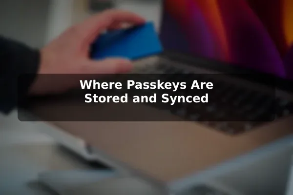 Where Passkeys Are Stored and Synced