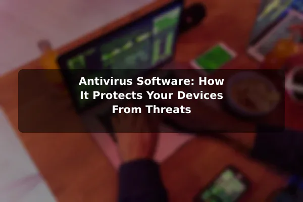 Antivirus Software: How It Protects Your Devices From Threats