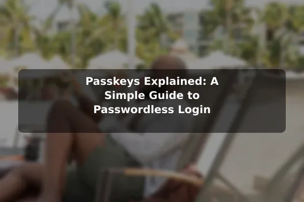 Passkeys Explained: A Simple Guide to Passwordless Login