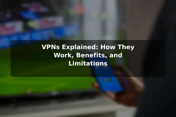 VPNs Explained: How They Work, Benefits, and Limitations