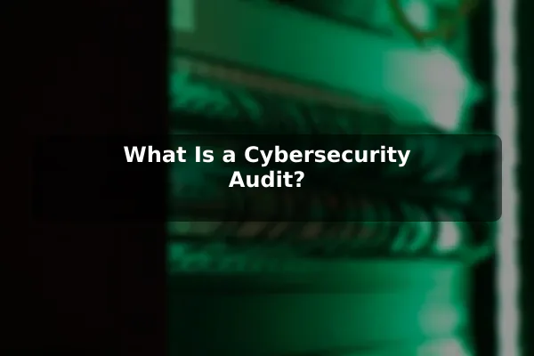 What Is a Cybersecurity Audit?