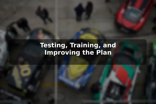 Testing, Training, and Improving the Plan
