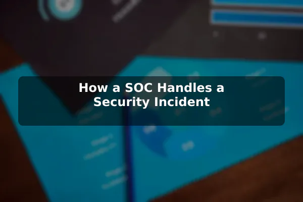 How a SOC Handles a Security Incident
