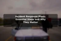 Incident Response Plans: Essential Steps and Why They Matter