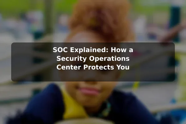 SOC Explained: How a Security Operations Center Protects You